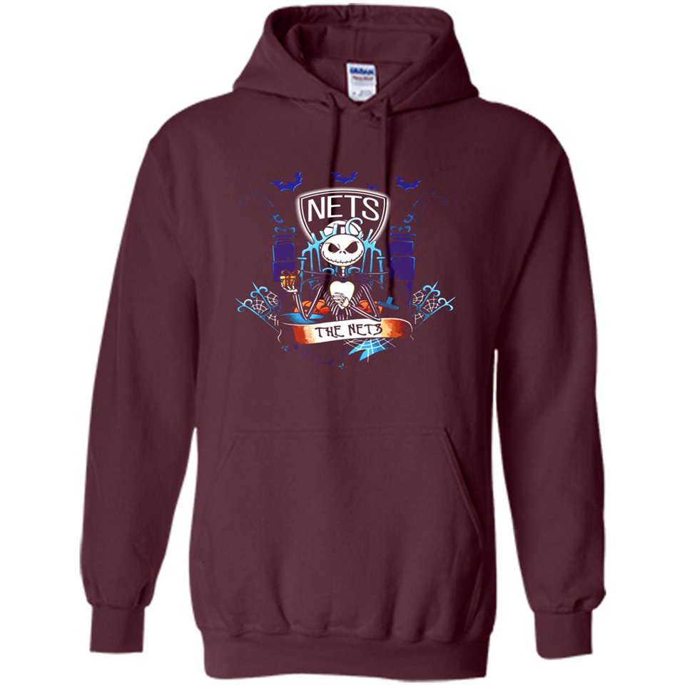 Brooklyn Nets Halloween The Nightmare Before Christmas - Hoodie