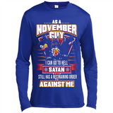 November Guy Birthday - Canvas Long Sleeve T-Shirt
