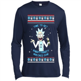 Rick and Morty Time to get Riggity Riggity Wrecked Son Christmas sweater - Canvas Long Sleeve T-Shirt