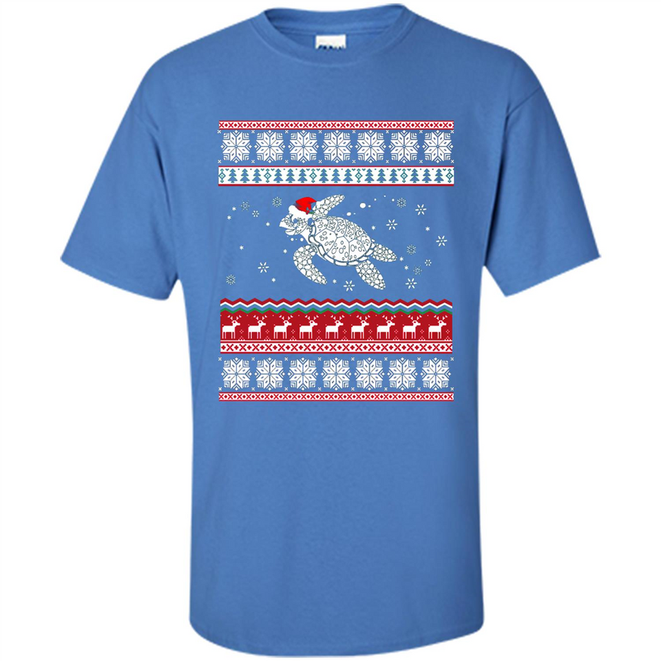 Sea Turtle Ugly Christmas T-Shirt - Shirt