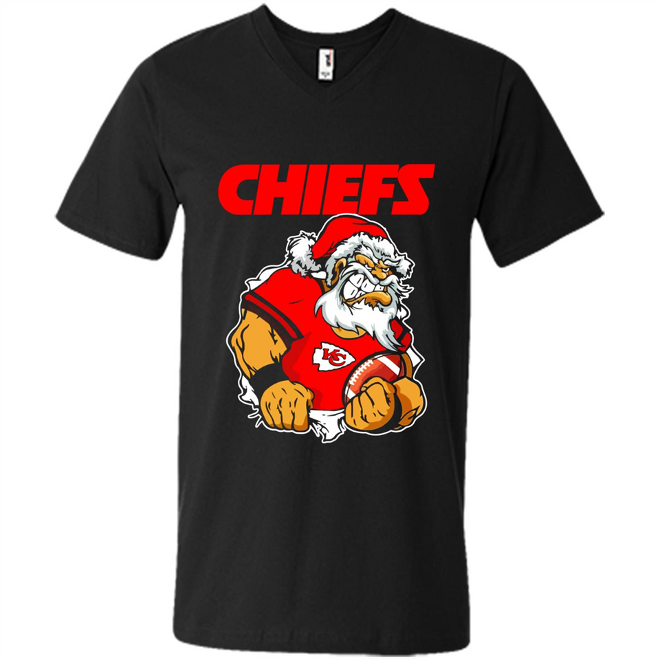Grumpy Santa Claus Kansas City Chiefs Football Team PINGPONG