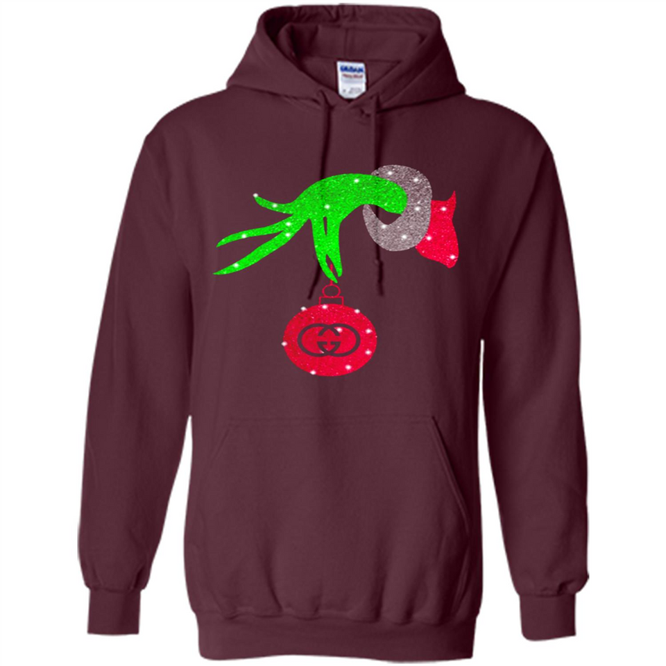 Grinch hand holding logo Gucci PING PONG