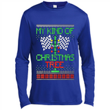 Funny Drag Racing Ugly Christmas Holiday Tree PING PONG
