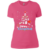 Christmas Ugly Sweater Animal Tree Pine Merry Christmas - Ladies' Boyfriend T-Shirt