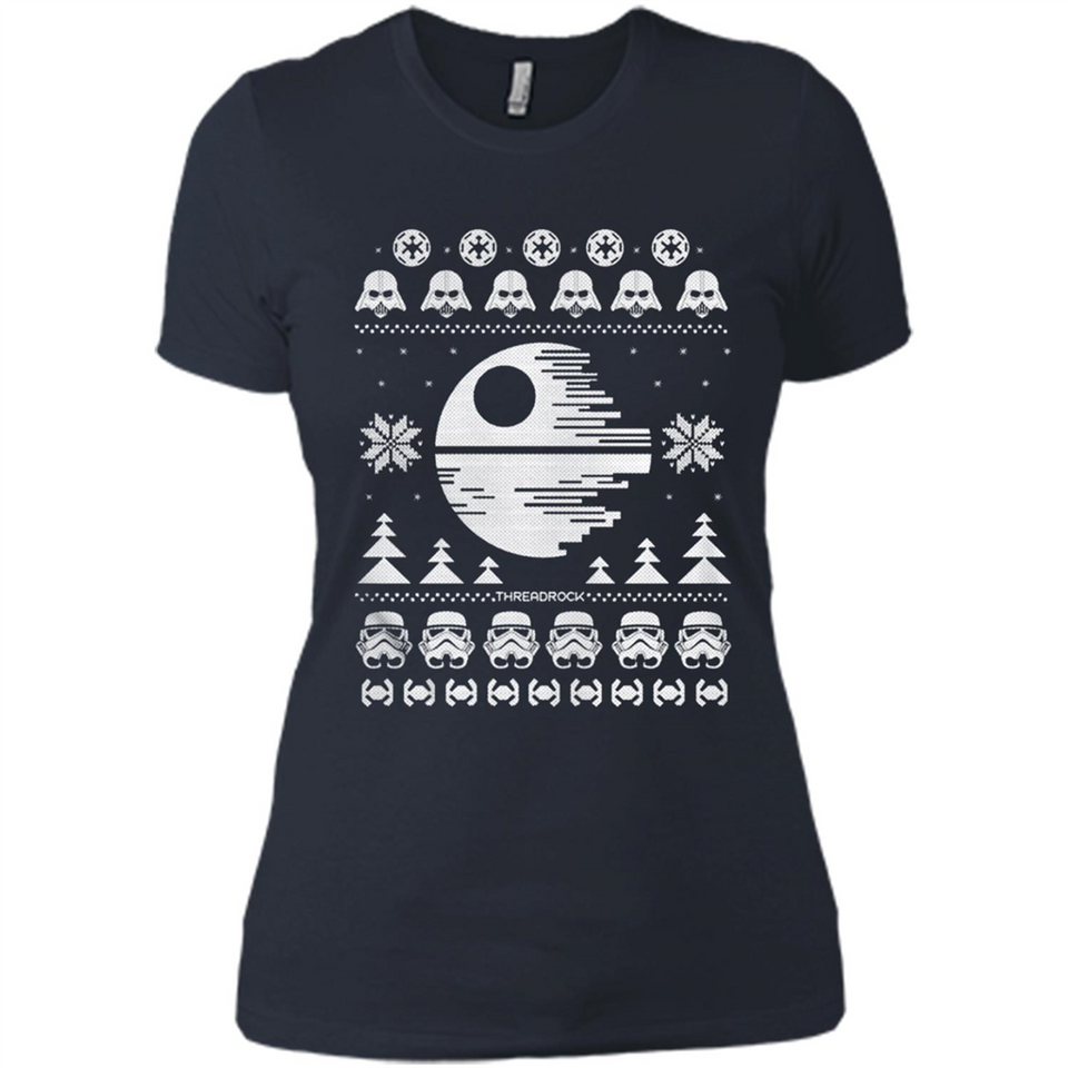Star War Ugly Christmas 2018 - Ladies' Boyfriend T-Shirt