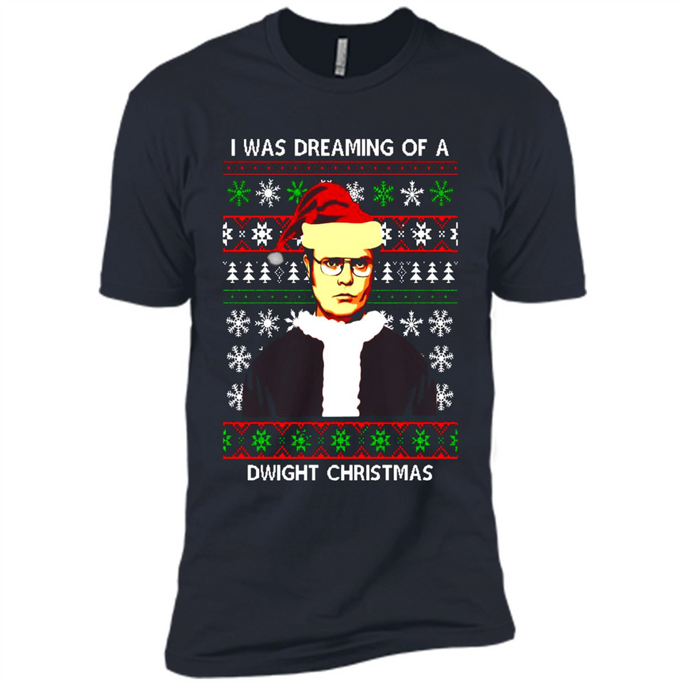 I'm dreaming of a Dwight Christmas sweatshirt - Premium Short Sleeve T-Shirt
