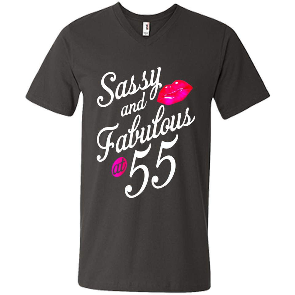Sassy and Fabulous at 55 - 55th Birthday - Men's V-Neck