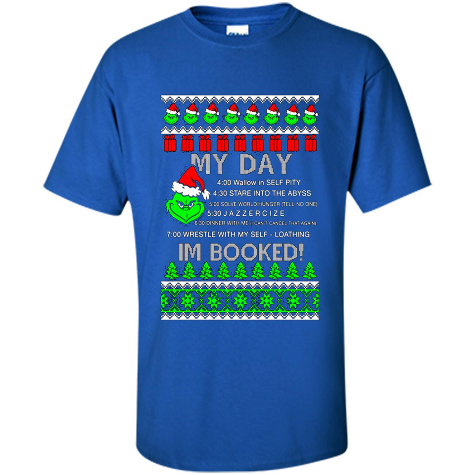 Mr Grinch my day I’m booked Christmas sweater PINGPONG