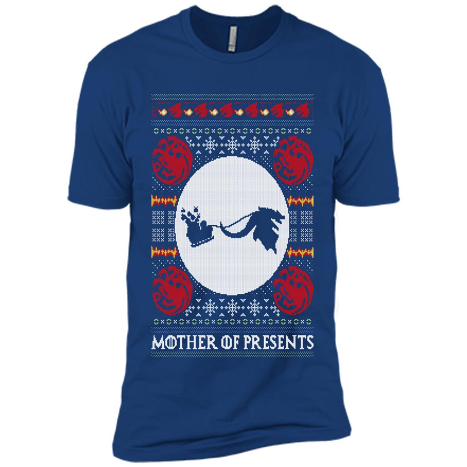 Mother Of Presents – Game of Thrones ugly christmas sweater - Premium Short Sleeve T-Shirt