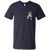 Husky Pocket - Men's V-Neck