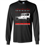 Christmas Ugly Sweater Automobile Ugly Christmas Sweater - Long Sleeve T-Shirt