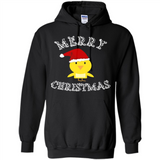 Bird Santa Merry Christmas T-Shirt - Birds Watchers Xmas - Hoodie