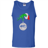 Funny Seattle Seahawks Glitter Grinch Monogram Ornament Christmas Gift - Tank Top