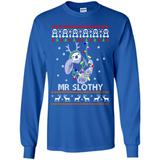 Mr Slothy Christma - Long Sleeve T-Shirt