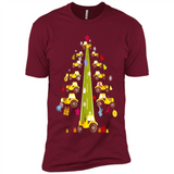 Tractor Car Christmas Tree T-shirt For Drivers