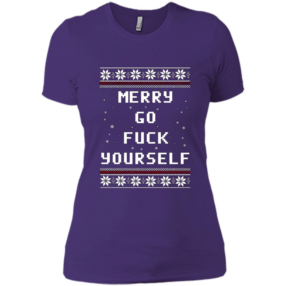 Merry go fuck yourself Christmas sweatshirt PINGPONG