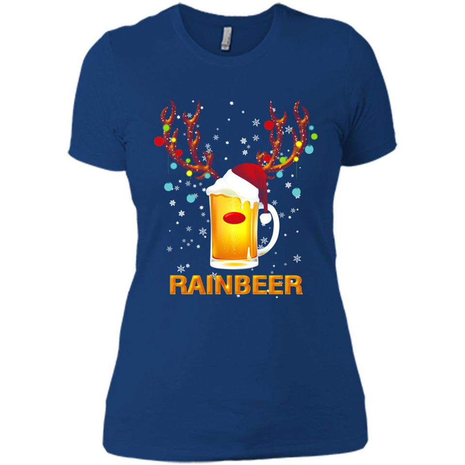 Rainbeer Funny Reindeer Beer Lover