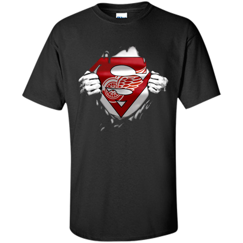 Detroit Red Wings And Superman Fans - Shirt