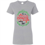 This is My Hallmark-Christmas Movies Watching Sporty T-Shirt - Ladies Short-Sleeve