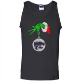 Amazing Kansas State Wildcats Glitter Grinch Monogram Ornament Christmas Gift - Tank Top