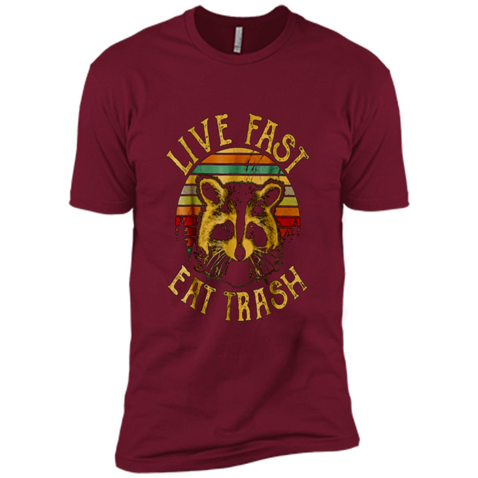 Live fast eat trash bear vintage camping PINGPONG