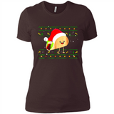 TACO Santa Hat Ugly Christmas shirt Ladies' Boyfriend