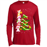 Pigs Christmas T Shirt PINGPONG - Canvas Long Sleeve T-Shirt
