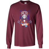 Brooklyn Nets Halloween The Nightmare Before Christmas - Long Sleeve T-Shirt