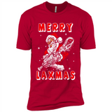 Lacrosse Merry Laxmas Santa - Premium Short Sleeve T-Shirt