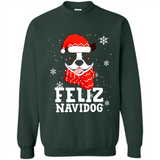 Feliz Navidog Boston Terrier Dog Ugly Xmas Sweater PING PONG