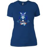Charlotte Hornets Halloween The Nightmare Before Christmas - Ladies' Boyfriend T-Shirt