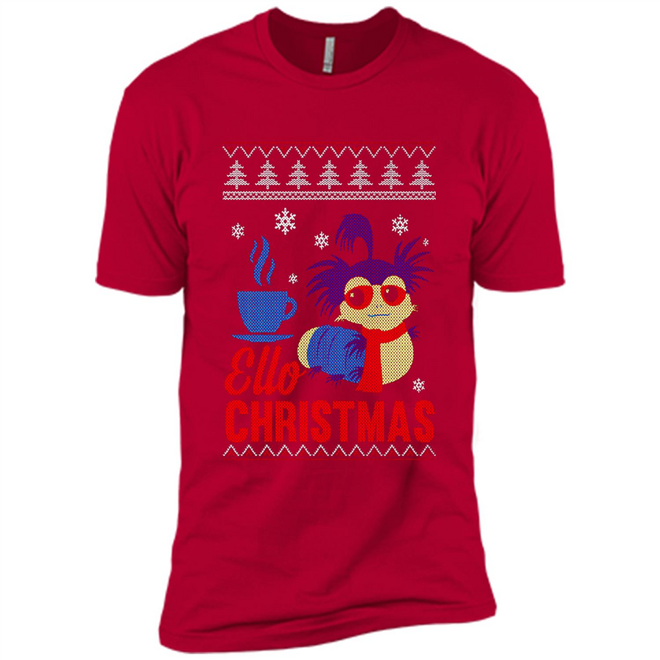 Christmas Ugly Sweater Ello Christmas - Premium Short Sleeve T-Shirt