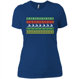 Ugly Christmas Funny Festive - Ladies' Boyfriend T-Shirt