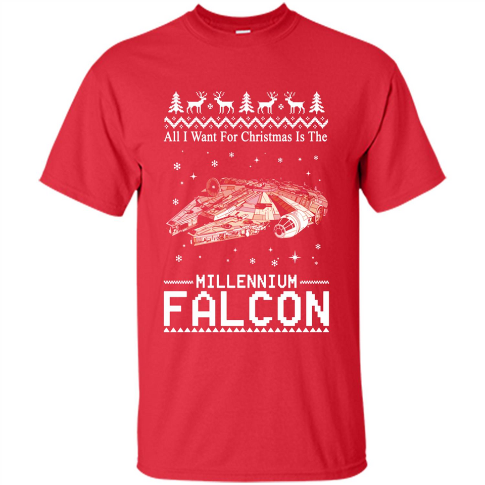 All I Want For Christmas Is The Millennium Falcon ugly PINGPONG