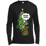 Christmas Tree Cat Long Sleeve Christmas Shirt for Cat Lover - Canvas Long Sleeve T-Shirt