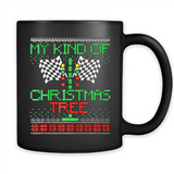 Funny Drag Racing Ugly Christmas Holiday Tree PING PONG