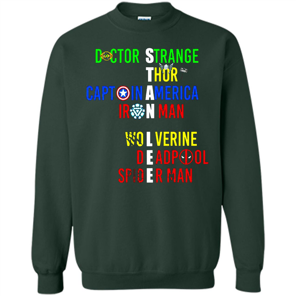 RIP Stan Lee Doctor Strange Thor Caption America Iron Man Shirt PINGPONG - Sweatshirt