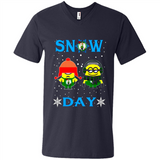 Snow Day Shirt For Boston Celtics Vs Minion Fans pingpong