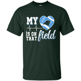 Carolina Panthers Football My Heart is on that Field - Shirt