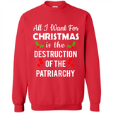 All I Want For Christmas Is The Destruction Of The Patriarchy sweater PINGPONG