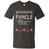 Mens Christmas Funcle Definition - Men's V-Neck