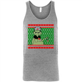 Grinch Nurse Ugly Christmas Sporty T-Shirt PINGPONG - Canvas Unisex Tank