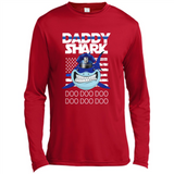Police Daddy Shark Blue Line Tee
