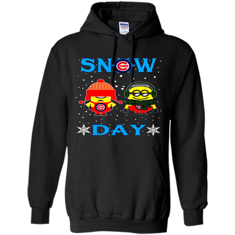 Snow Day Shirt For Chicago Cubs Vs Minion Fans pingpong