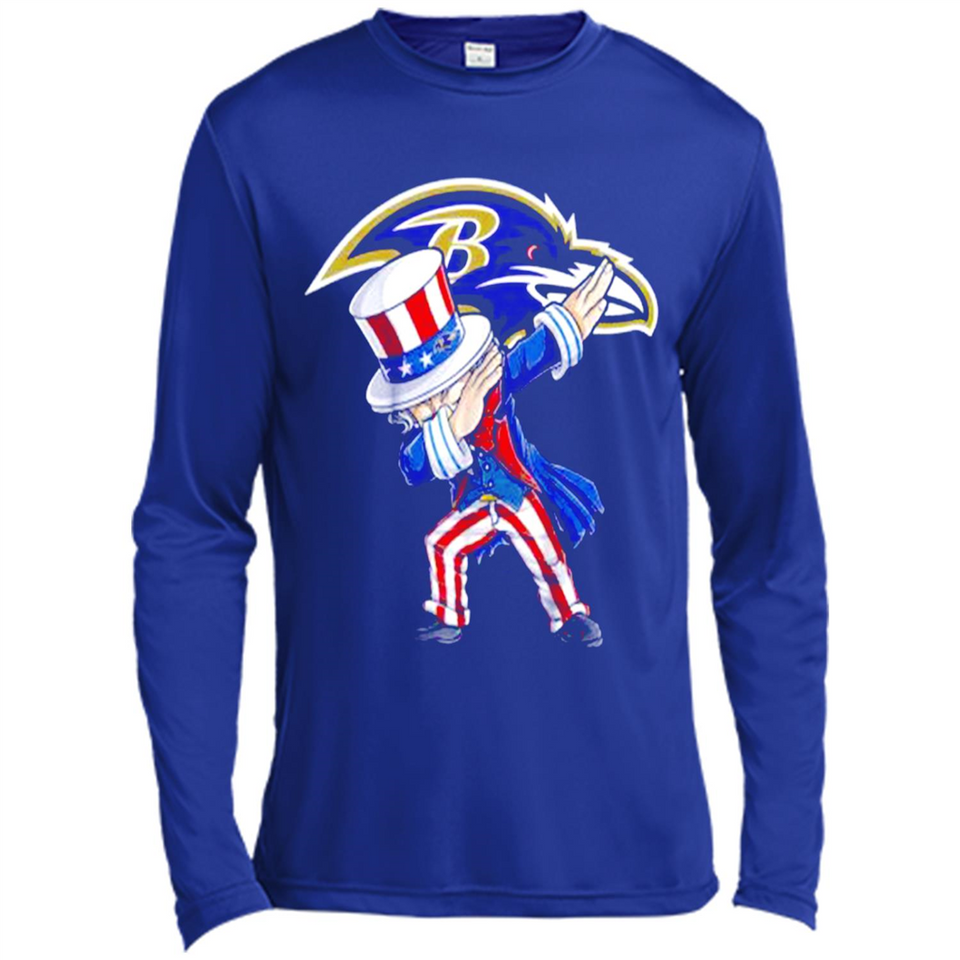 NFL BALTIMORE RAVENS UNCLE SAM DABBING INDEPENDENCE DAY