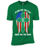 Dallas Stars - stand for the flag kneel for the cross