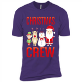 CHRISTMAS CREW Shirt X-mas Santa Snowman Reindeer Elf - Premium Short Sleeve T-Shirt