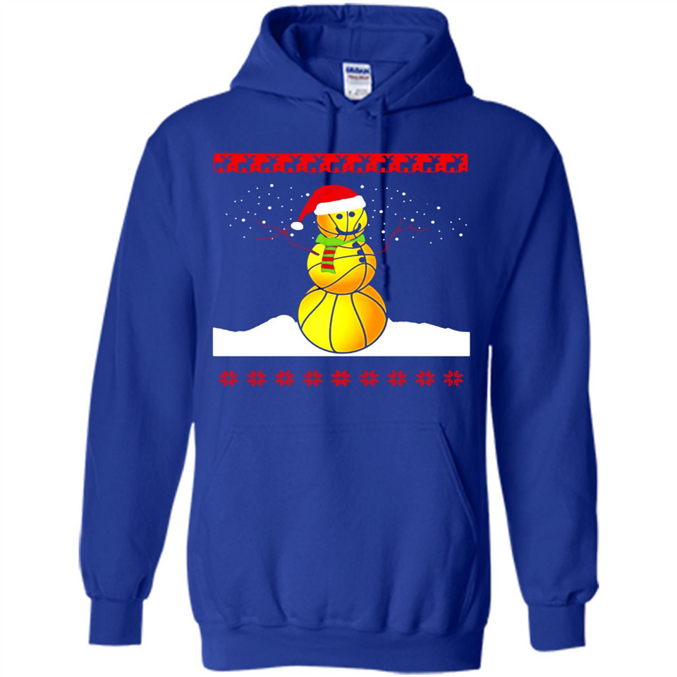 Basketball Santa Funny Christmas - Hoodie
