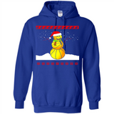 Basketball Santa Funny Christmas - Hoodie