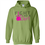Fight Like A Girl Breast Cancer Awareness - Hoodie
